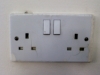 Cracked socket outlet