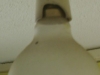 Damaged batten lamp holder Damaged batten lamp holder