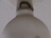 Damaged batten lamp holder