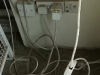 Un-secured cables